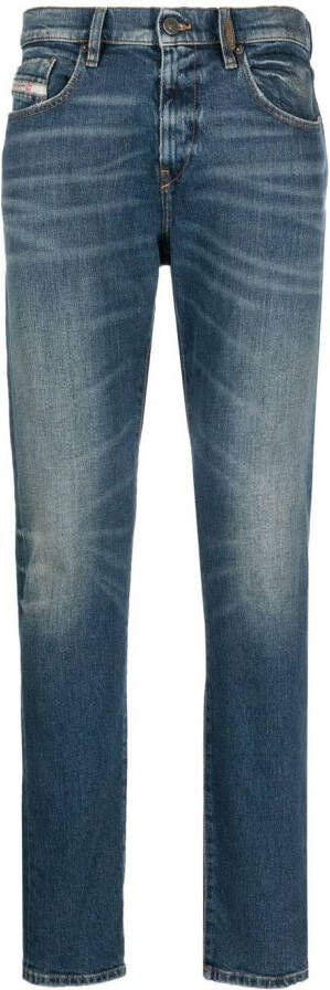 Diesel Slim-fit jeans Blauw