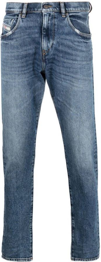 Diesel Slim-fit jeans Blauw