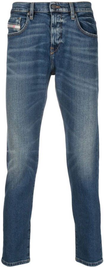 Diesel Slim-fit jeans Blauw