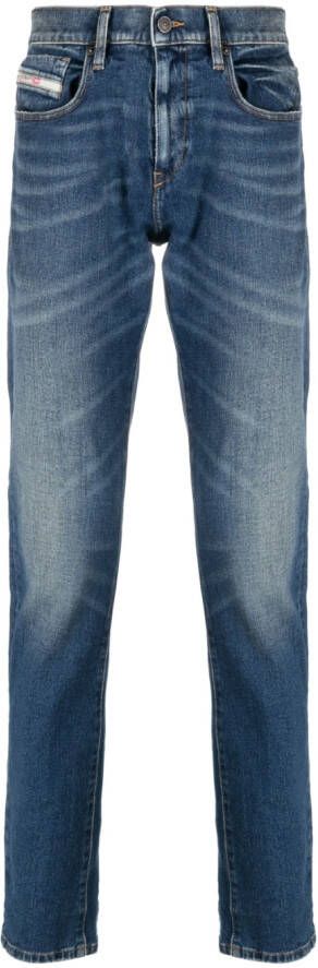 Diesel Slim-fit jeans Blauw