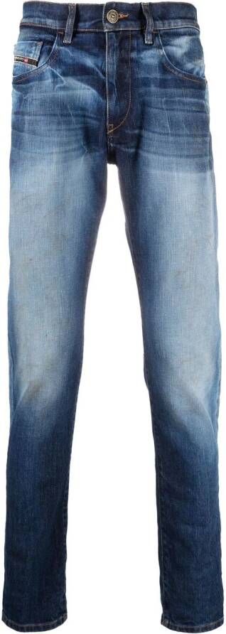 Diesel D-Strukt low waist slim-fit jeans Blauw