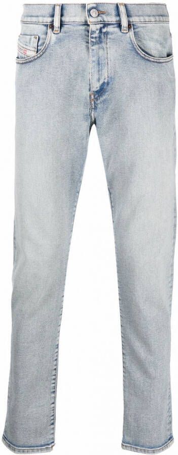 Diesel 2019 D-Strukt 09C08 slim-fit jeans Blauw