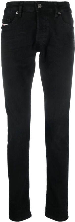 Diesel Slim-fit jeans Zwart