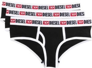 Diesel Slip met logo tailleband Zwart