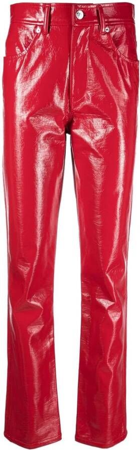 Diesel Straight broek Rood