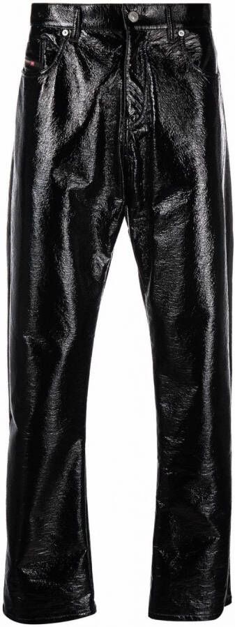 Diesel Straight broek Zwart