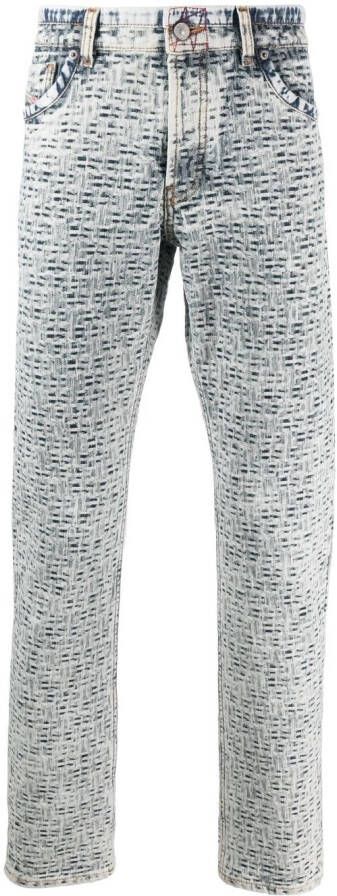Diesel Straight jeans Blauw