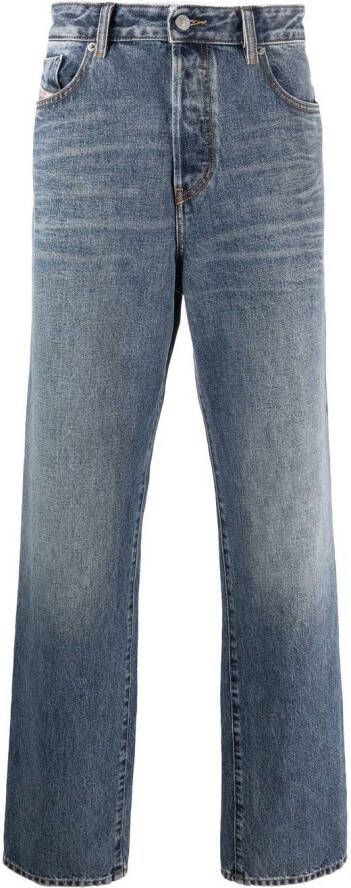 Diesel Straight jeans Blauw