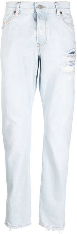 Diesel Straight jeans Blauw