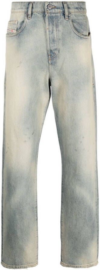 Diesel Straight jeans Blauw