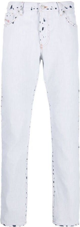 Diesel Straight jeans Blauw