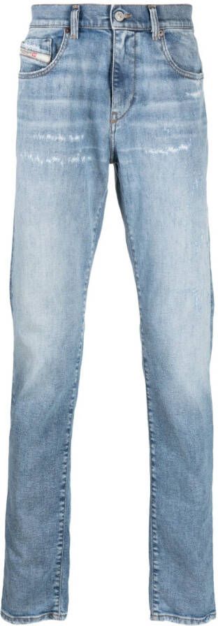 Diesel Straight jeans Blauw
