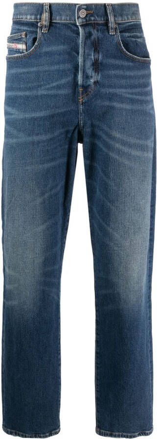 Diesel Straight jeans Blauw