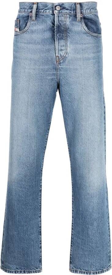 Diesel Straight jeans Blauw