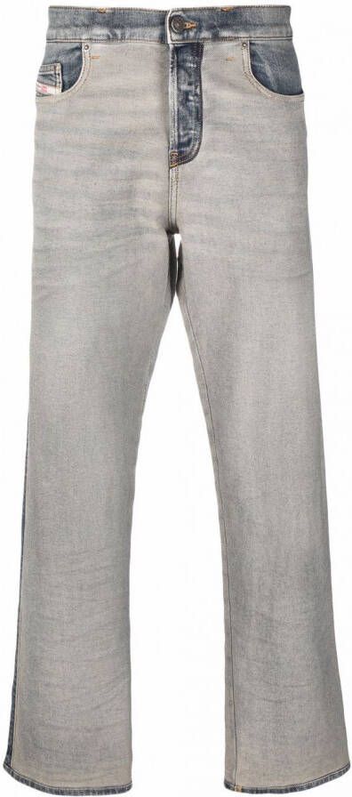 Diesel Straight jeans Blauw