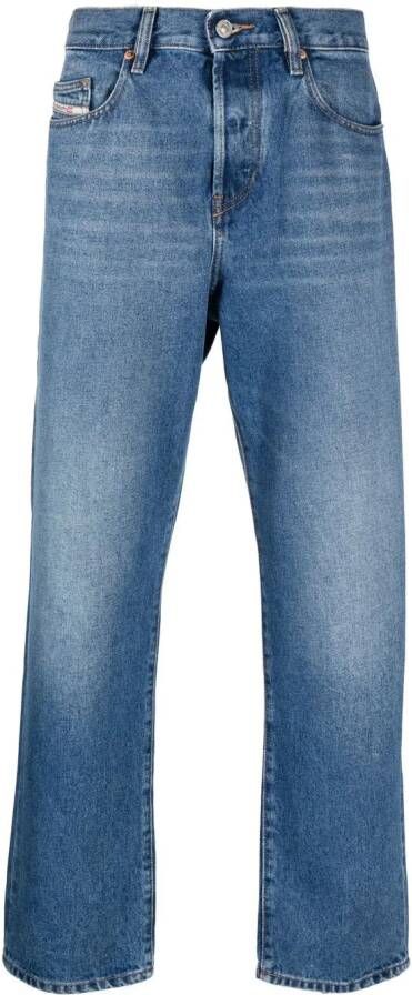 Diesel Straight jeans Blauw