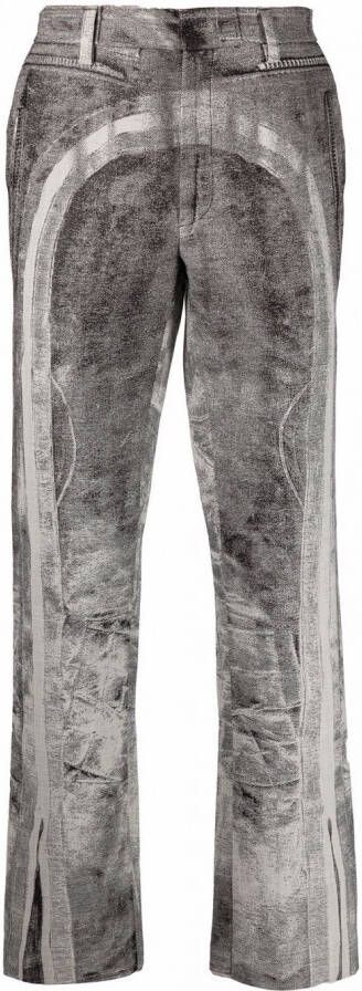 Diesel Straight jeans Grijs