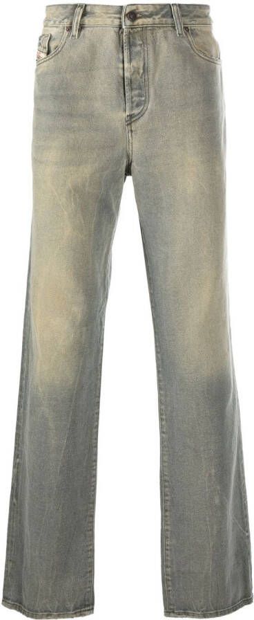 Diesel Straight jeans Grijs