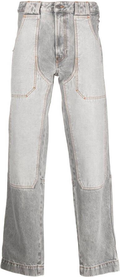 Diesel Straight jeans Grijs