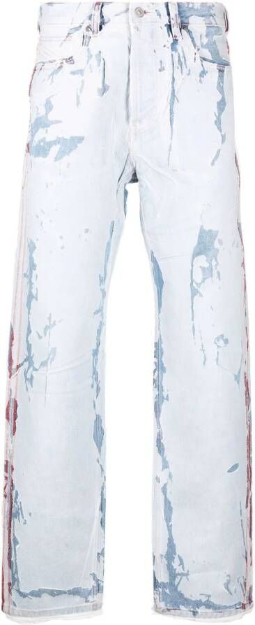 Diesel Straight jeans Wit