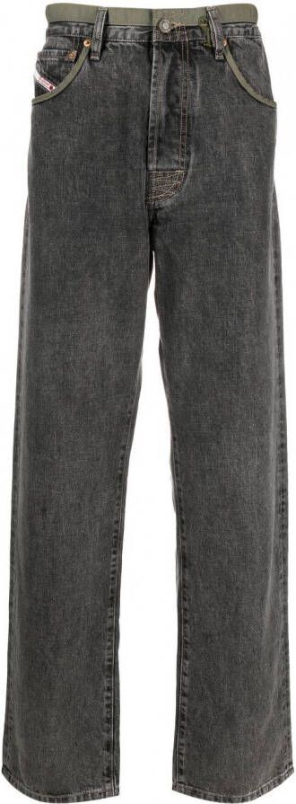 Diesel Straight jeans Zwart