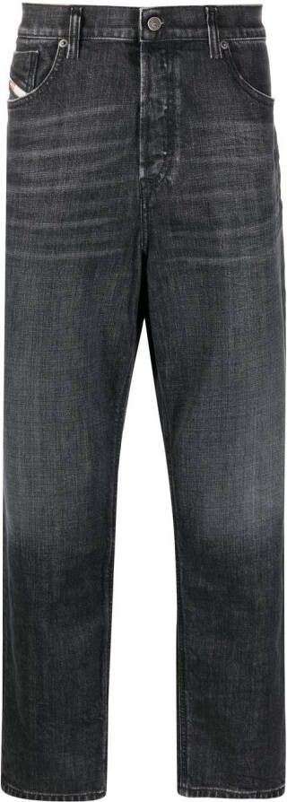 Diesel Straight jeans Zwart