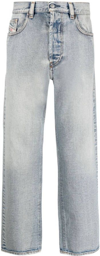 Diesel Straight jeans Blauw