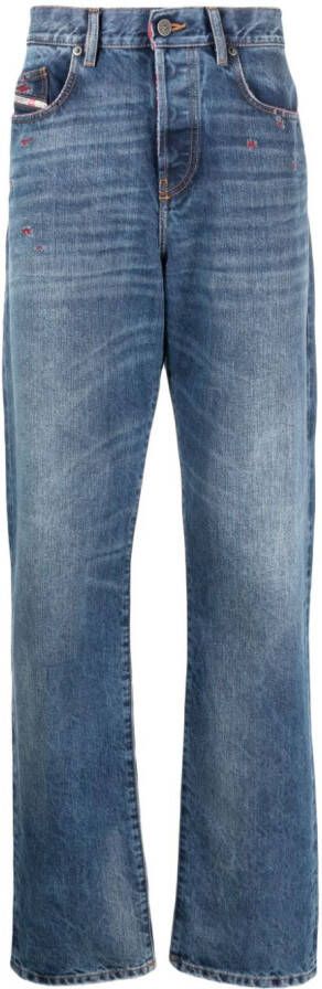 Diesel Straight jeans Blauw