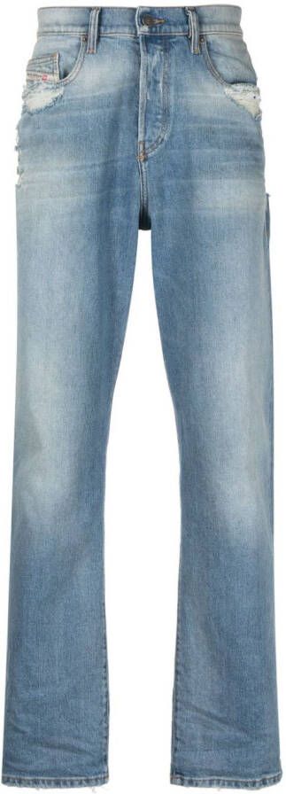 Diesel Straight jeans Blauw