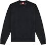 Diesel S-Strapoval sweater met geborduurd logo Zwart - Thumbnail 1