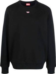 Diesel Sweater met patch Zwart