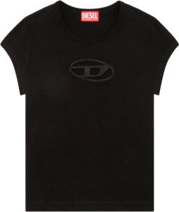 Diesel T-shirt met logoprint Zwart