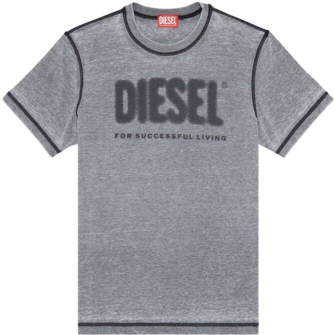 Diesel T-Diegor-L1 T-shirt Grijs