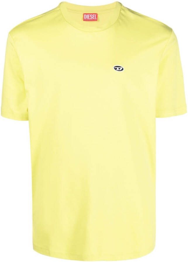 Diesel T-Just-Doval-PJ katoenen T-shirt Geel