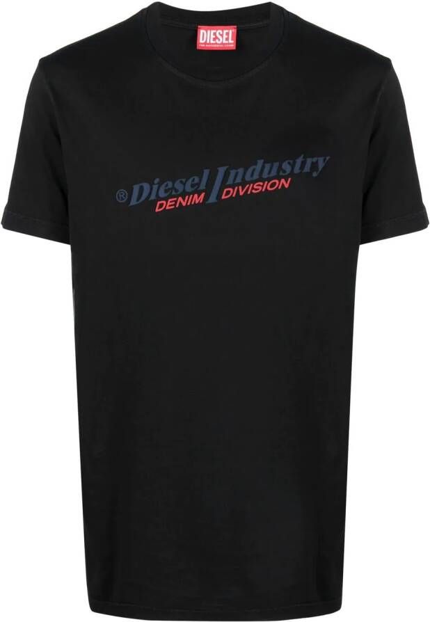 Diesel T-shirt met print Zwart