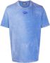 Diesel T-shirt met tie-dye print Blauw - Thumbnail 1