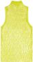 Diesel M-Egeo katoenen tanktop met monogramprint Geel - Thumbnail 1