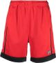 Diesel Trainingsshorts met logopatch Rood - Thumbnail 1