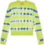 Diesel Trui met tie-dye Groen - Thumbnail 1