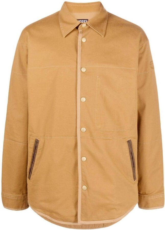 Diesel Twill shirtjack Beige