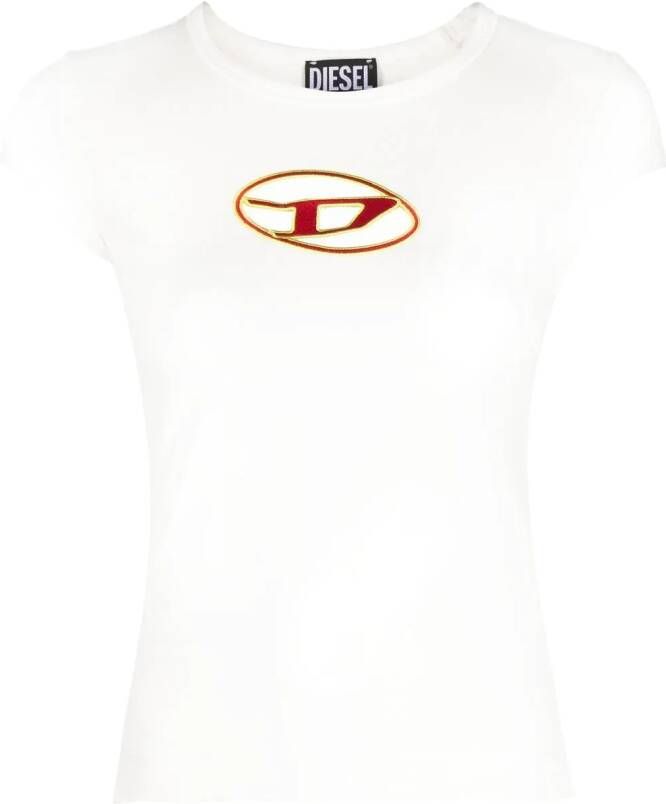 Diesel Uitgesneden T-shirt Wit