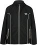 Diesel J-Hives windjack met logopatch Zwart - Thumbnail 1