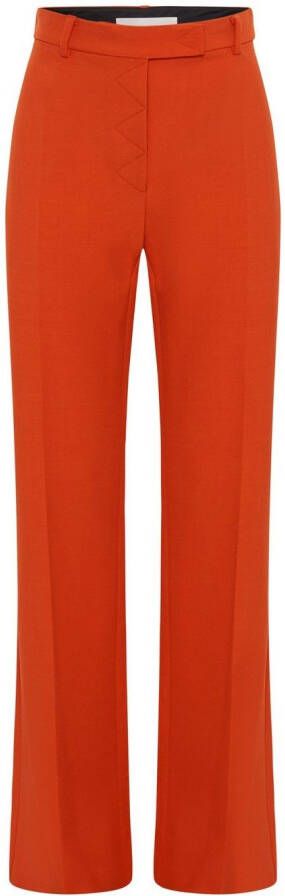 Dion Lee Bootcut pantalon Oranje
