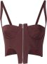Dion Lee Bustier top Rood - Thumbnail 1