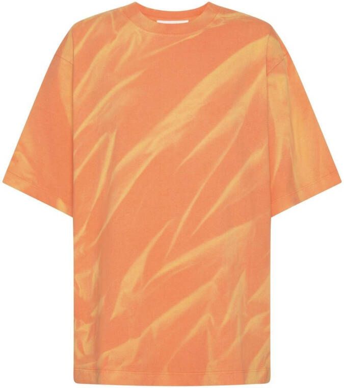 Dion Lee T-shirt met gekreukt-effect Oranje