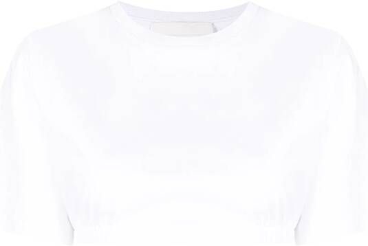 Dion Lee Cropped T-shirt Wit