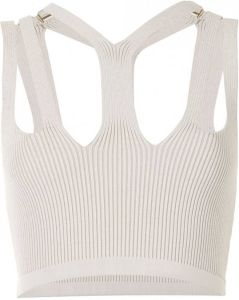 Dion Lee Cropped top Beige