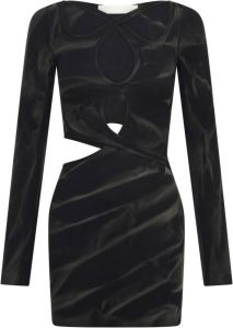 Dion Lee Mini-jurk met vervaagd-effect Washed black