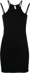 Dion Lee Gebreide mini-jurk Zwart