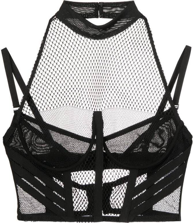 Dion Lee Gelaagde bh Zwart